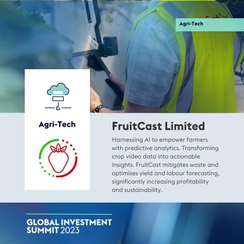 FruitCast one of 13 invited to the Global Investment Summit 2023